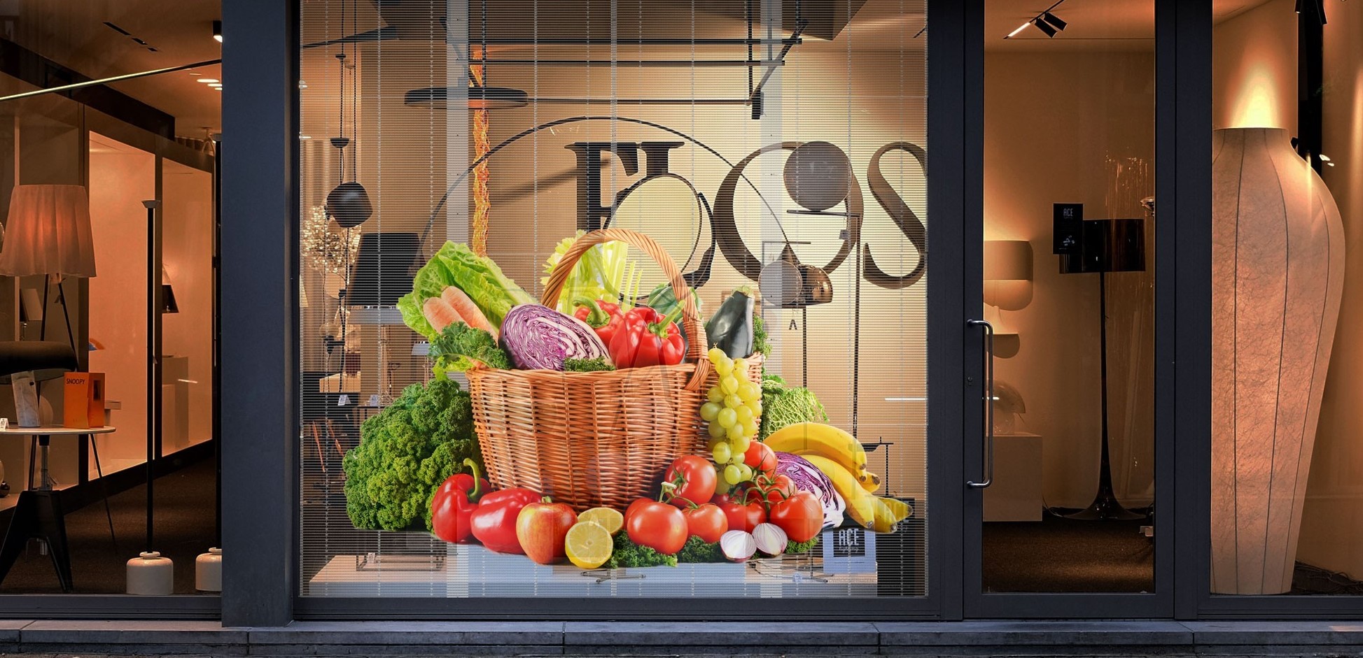 Transparent LED Display for retail shop windows